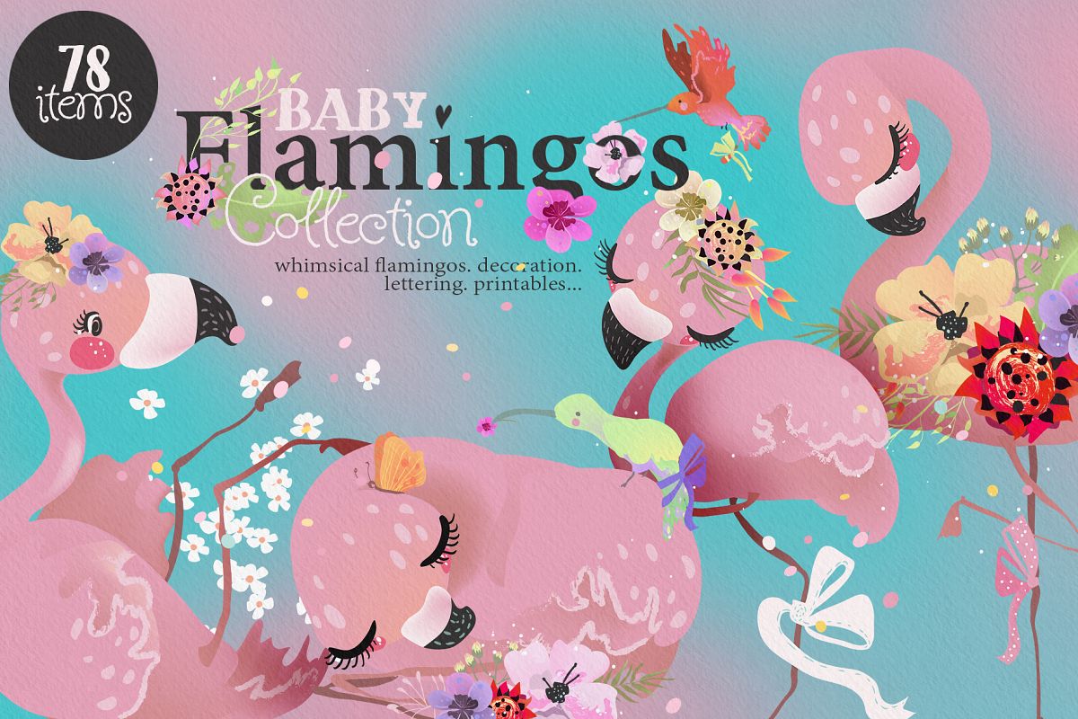 Baby Flamingo Collection example image 1