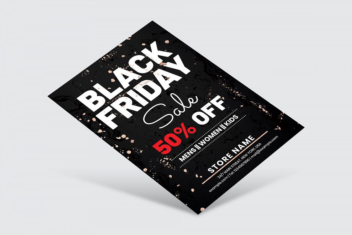 Black Friday Sale Flyer Template example image 1
