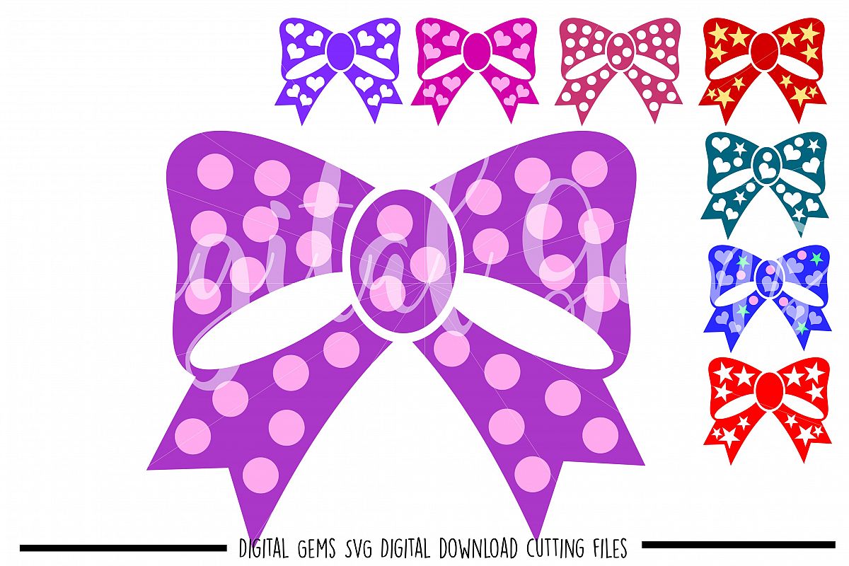 Bow SVG / DXF / EPS / PNG files example image 1