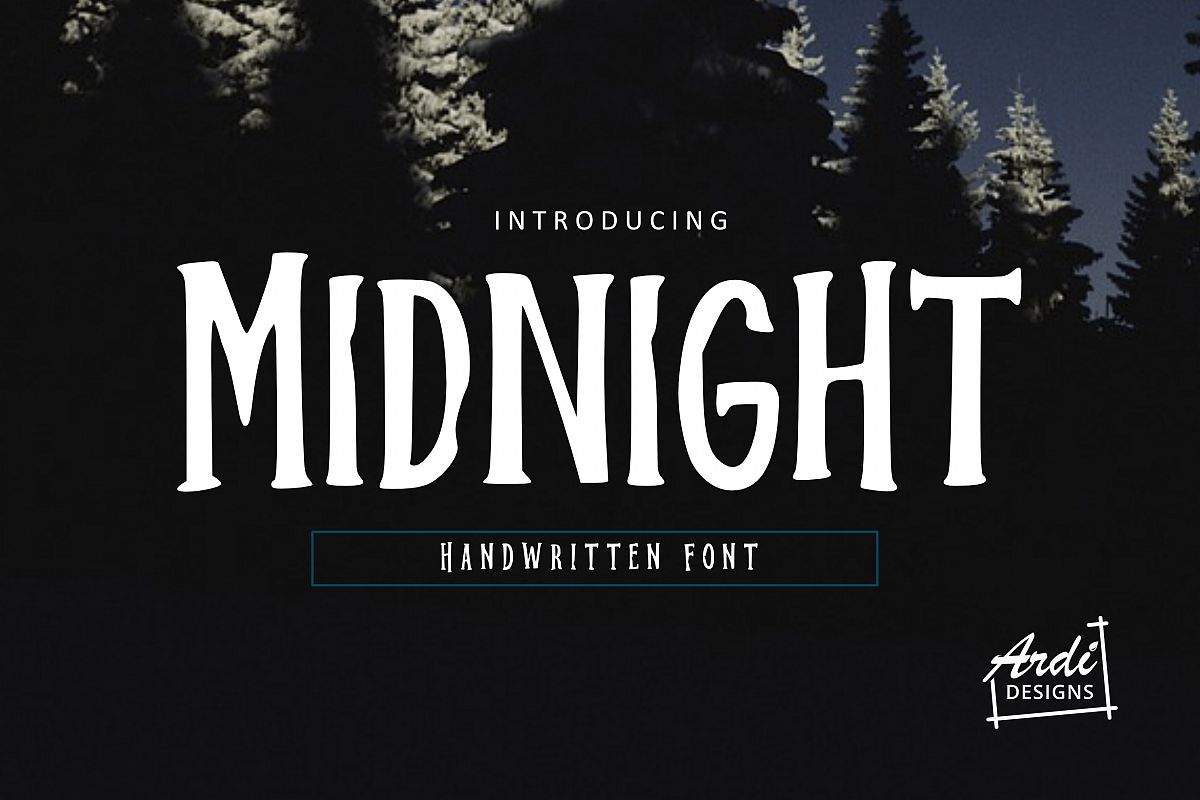 Midnight Font example image 1