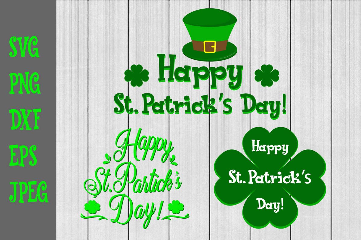 Happy St.Patrick's Day Svg,Lucky Bundle example image 1