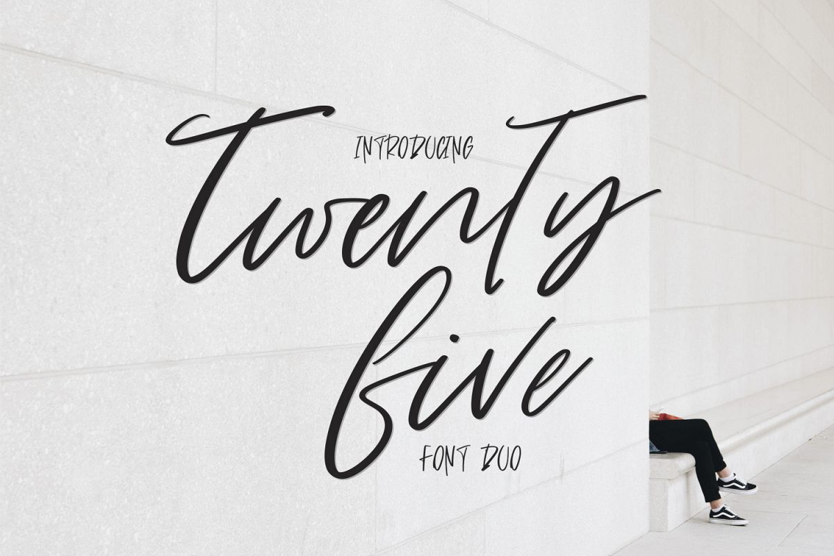 Twenty Five. Font Duo example image 1