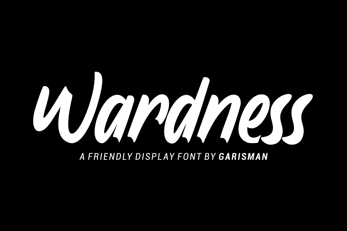 Wardness - Display Font example image 1
