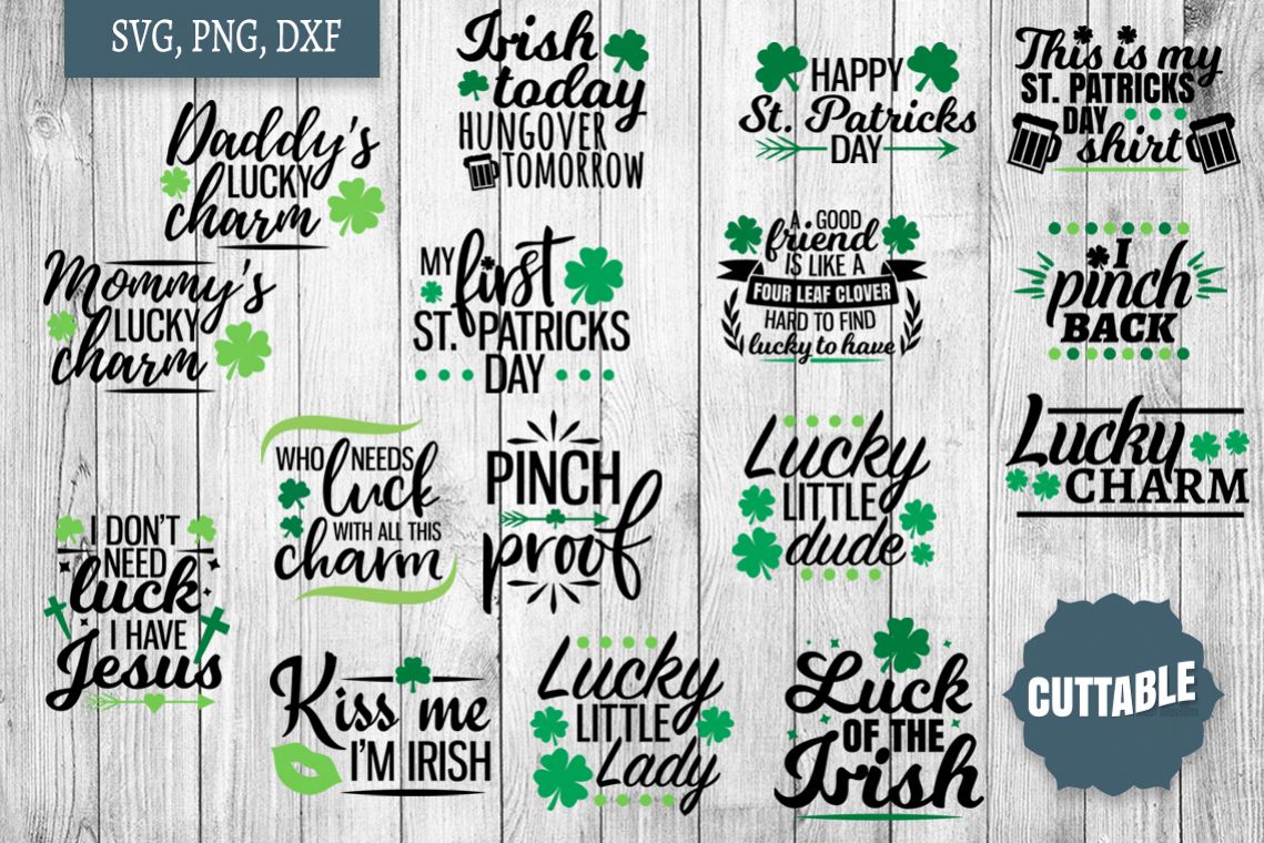 Download St Patrick's day SVG bundle, St Paddy's day cut file ...