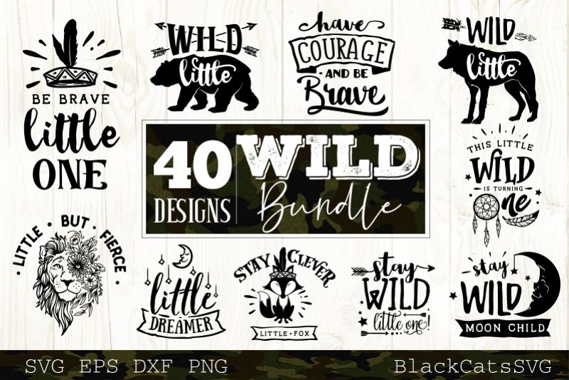 Wild SVG bundle 10 designs Wild Baby SVG bundle vol 3 example image 1