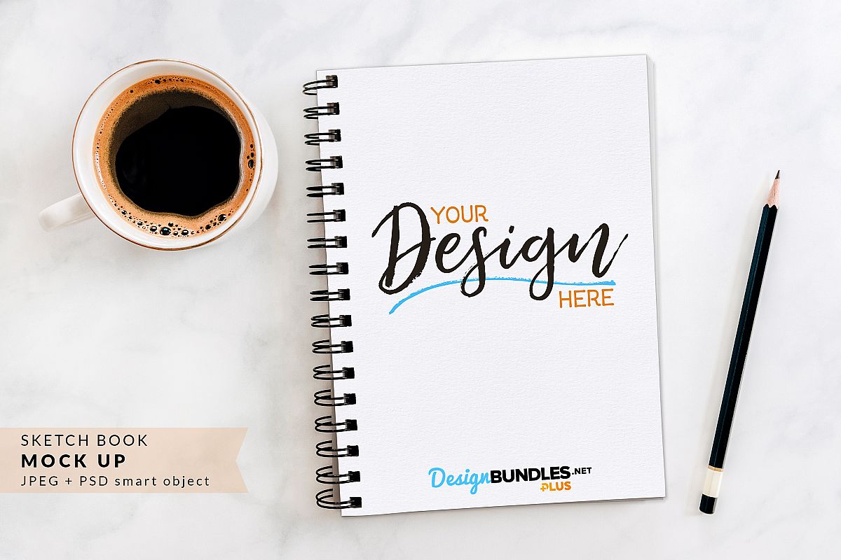Sketch Book Mock up example image 1