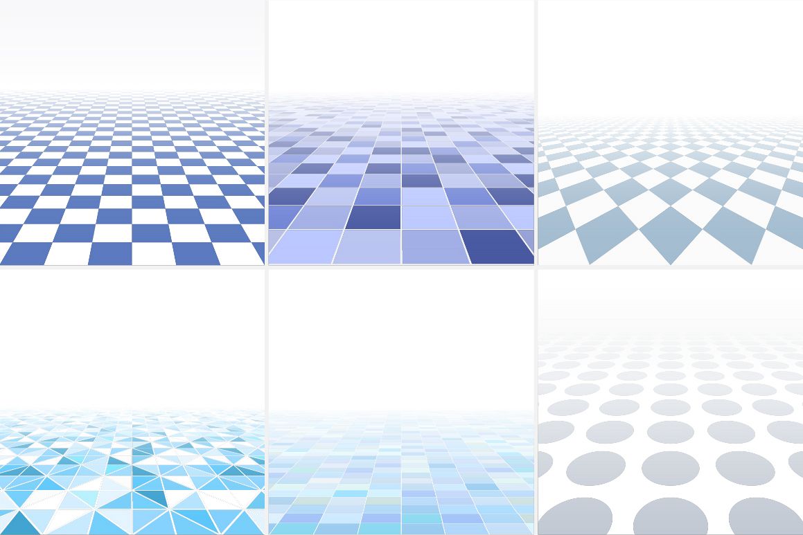 Blue tile abstract backgrounds. example image 1