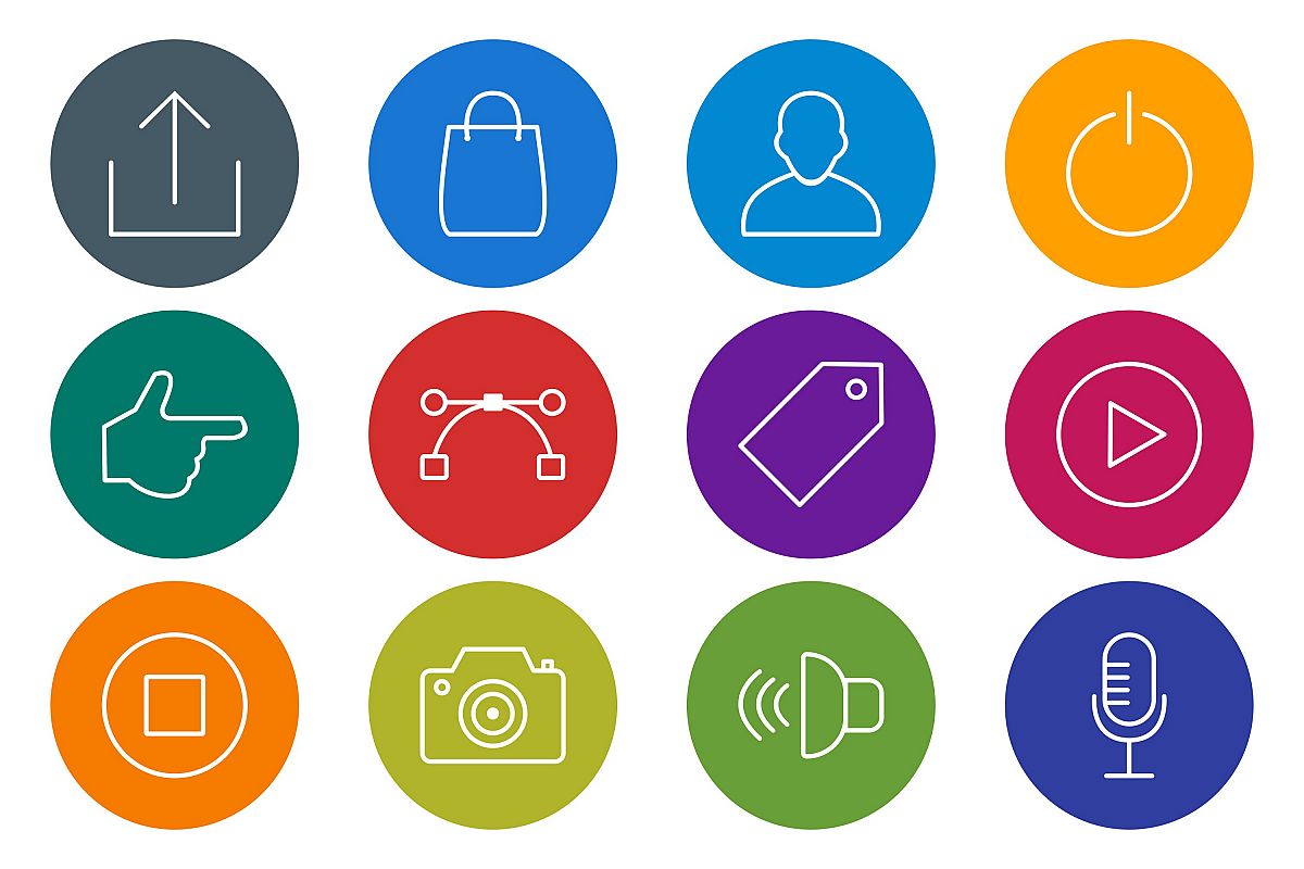 Set Of Multimedia Icons example image 1