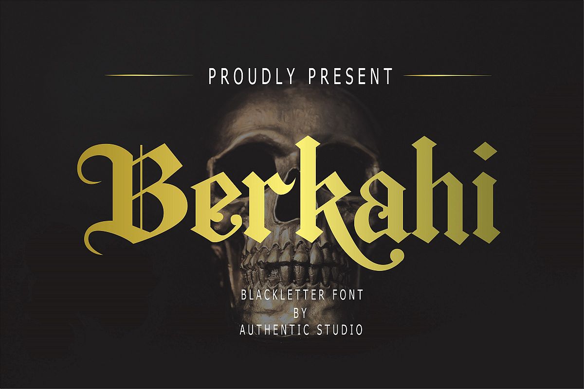 Berkahi Blackletter Font example image 1