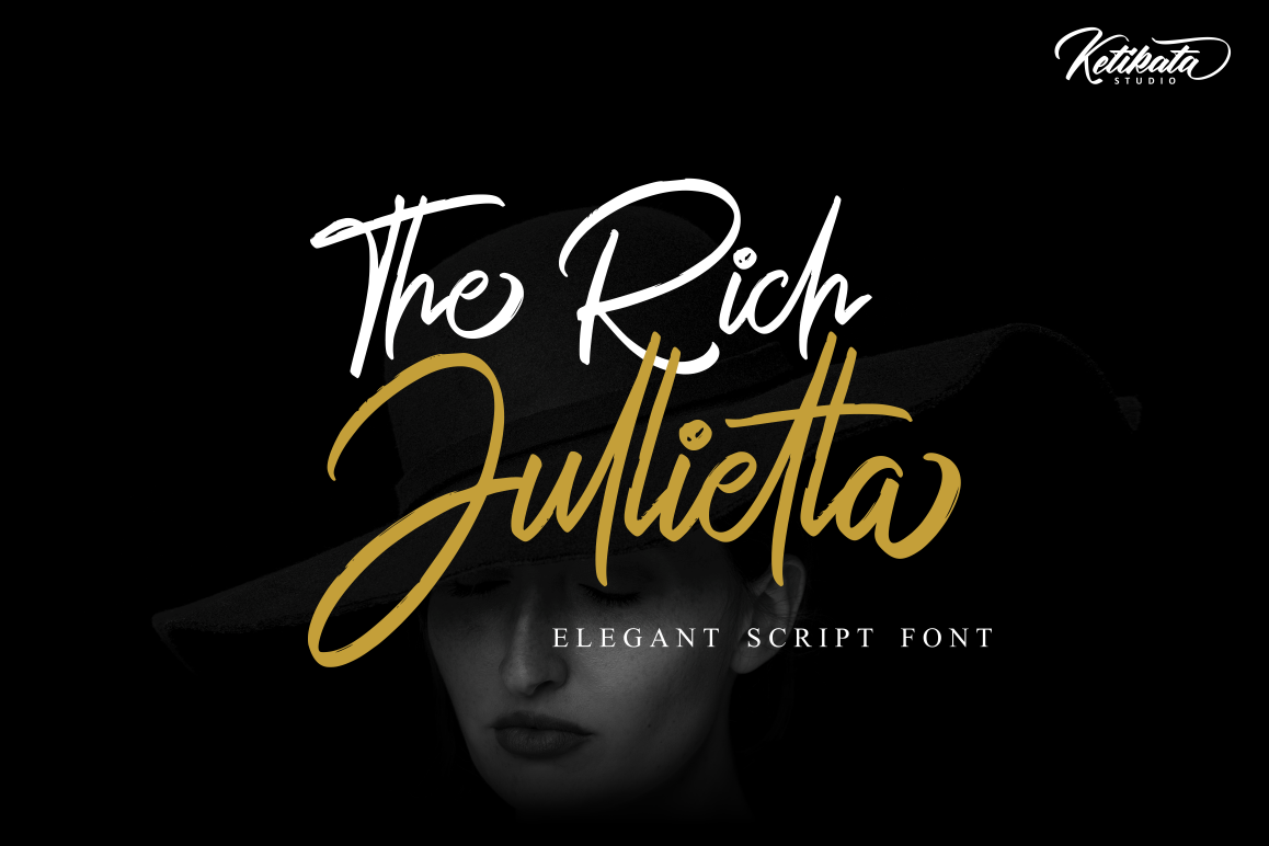 The Rich Jullietta Elegant Script Font example image 1