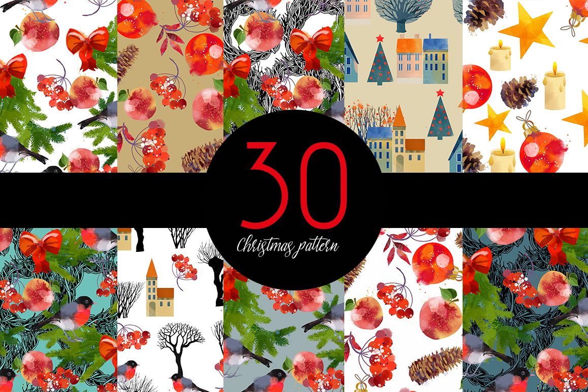 Christmas pattern collection example image 1