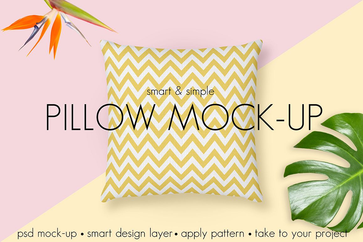 Pillow Mock-up. Smart & Simple example image 1