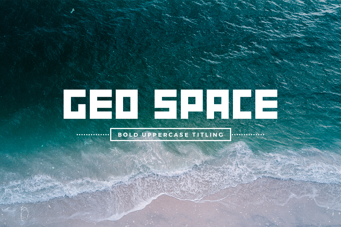 GEO Space | Bold Uppercase Titling example image 1