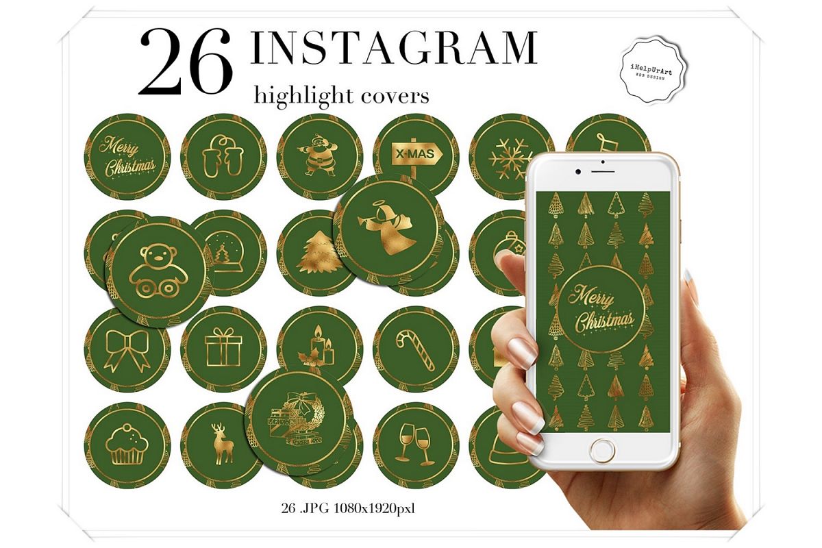 Christmas Instagram Story Highlight Icons example image 1