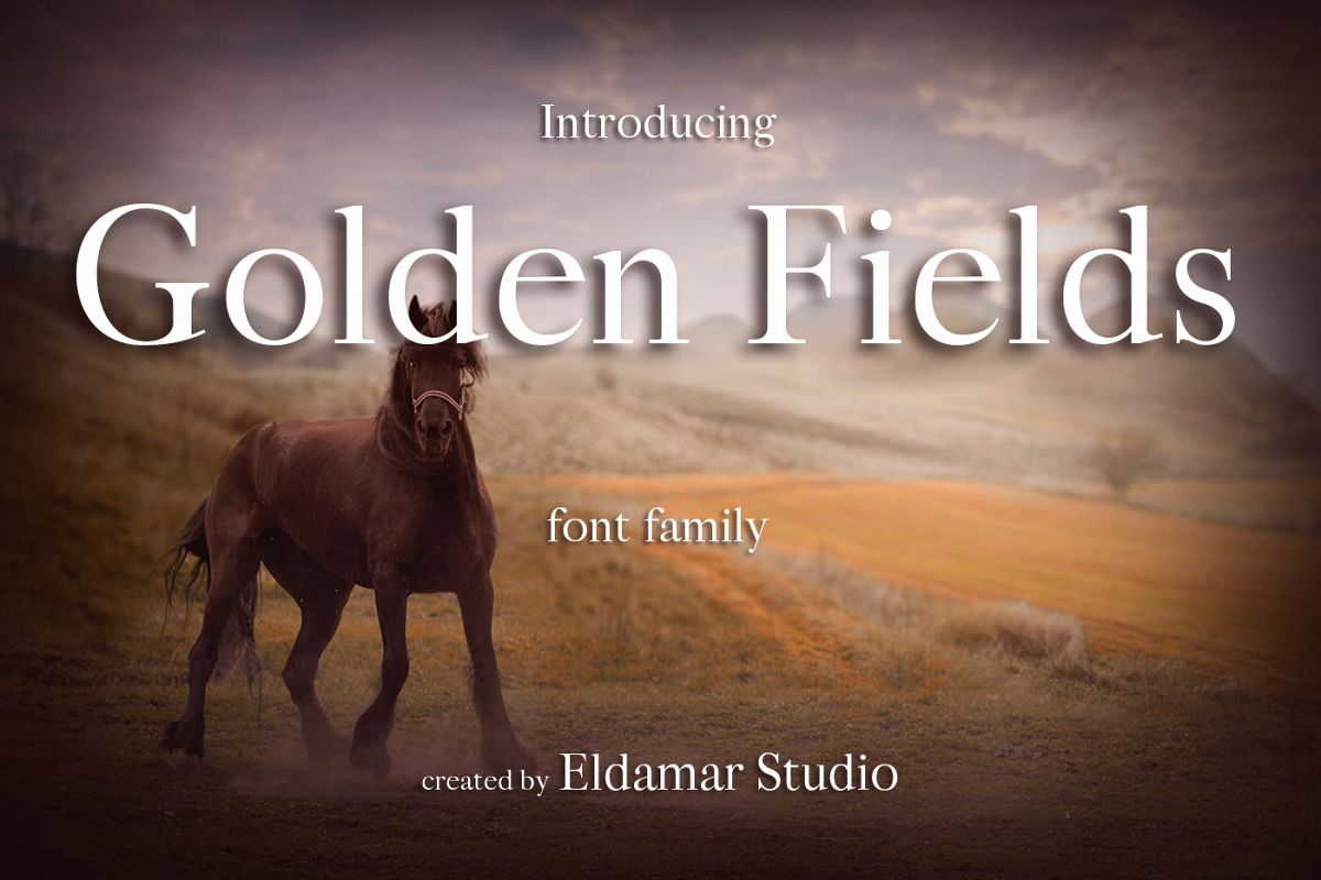 Golden Fields Font example image 1