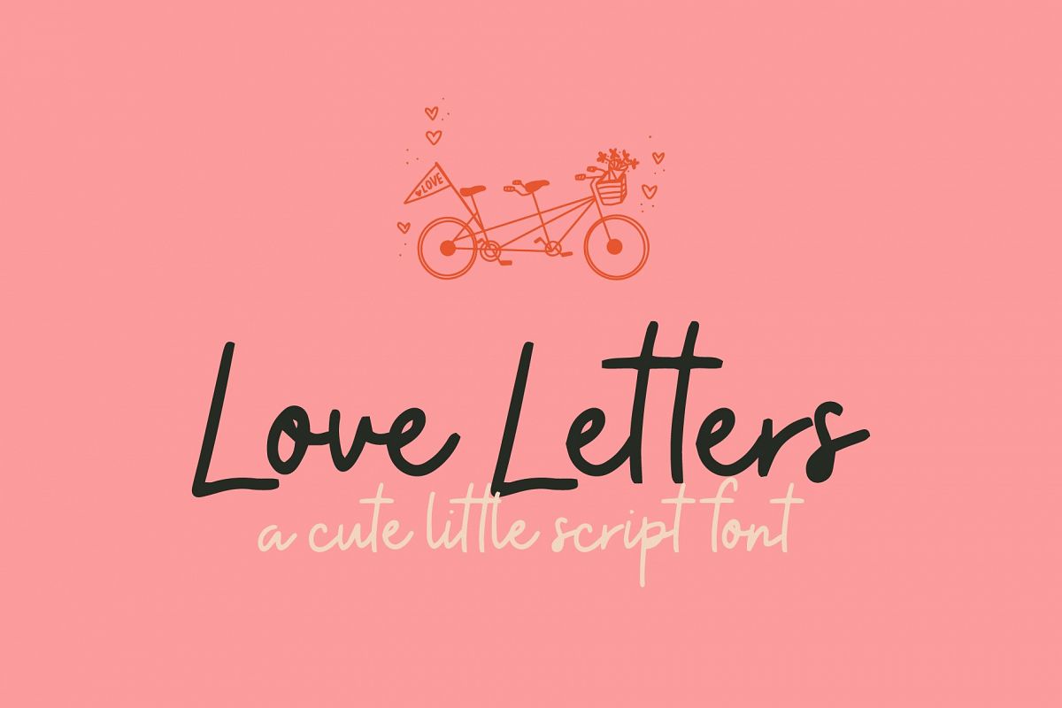 Lover Letters | Cute Script Font example image 1