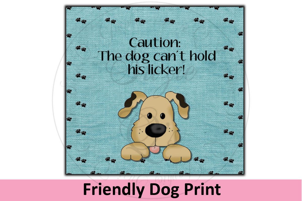 Friendly Dog Print example image 1