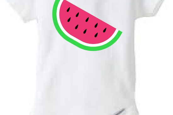Download Watermelon Baby Onesie Design, SVG, DXF, EPS Vector files ...