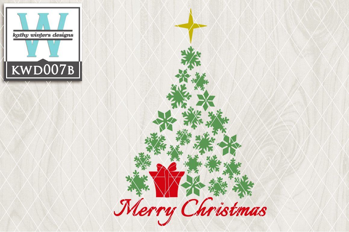 Christmas Cutting File KWD007B example image 1