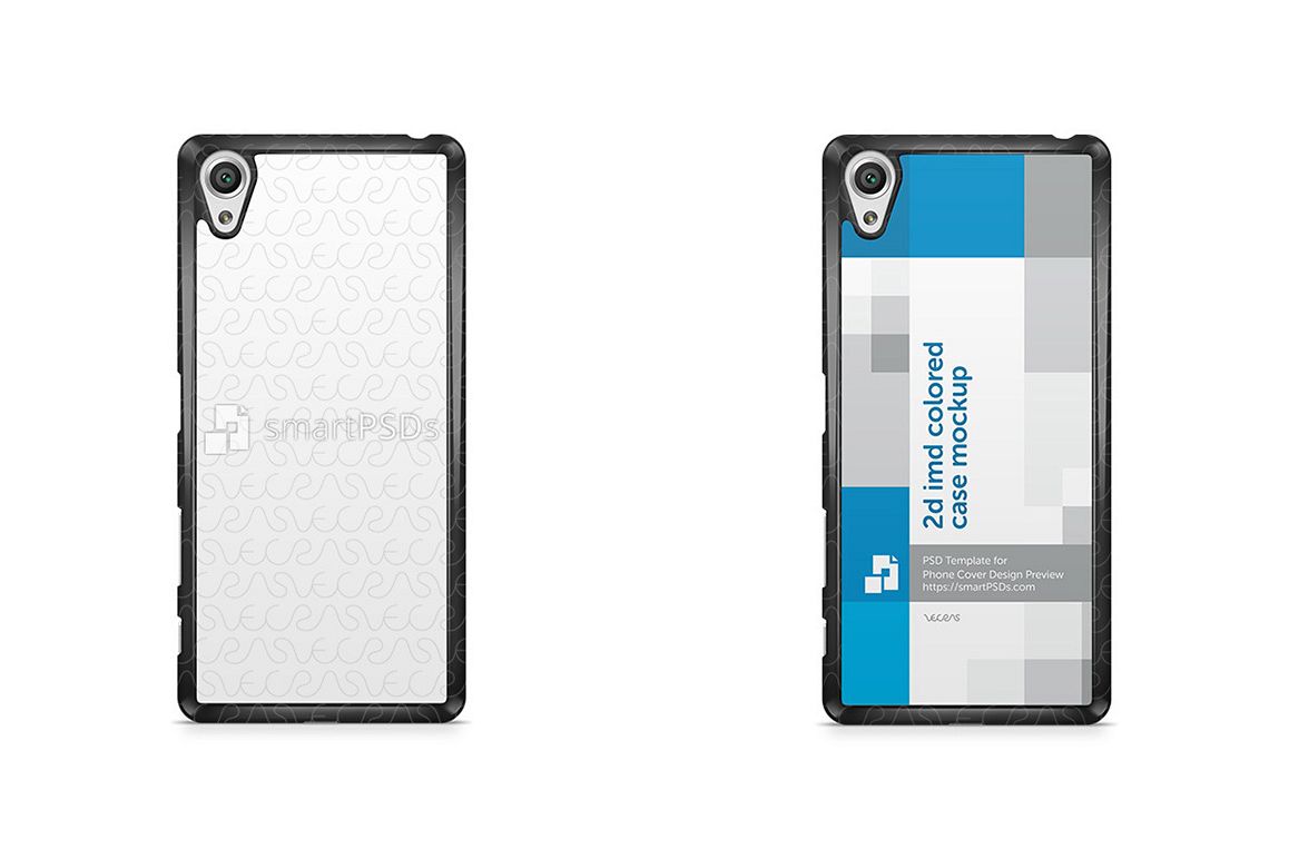 Sony Xperia X 2d IMD Colored Mobile Case Design mockup 2016 example image 1