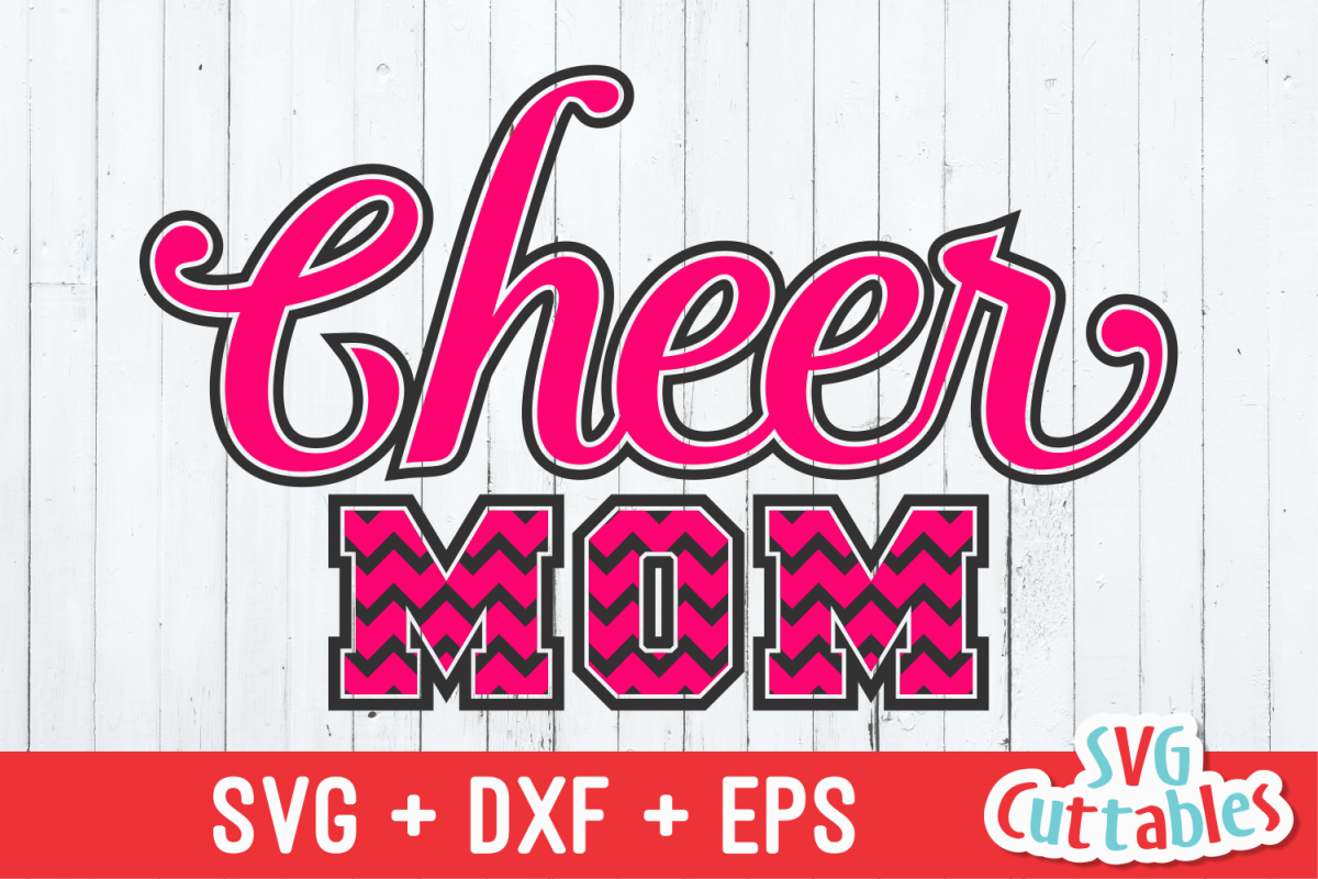 Cheer Mom (69324) | Cut Files | Design Bundles