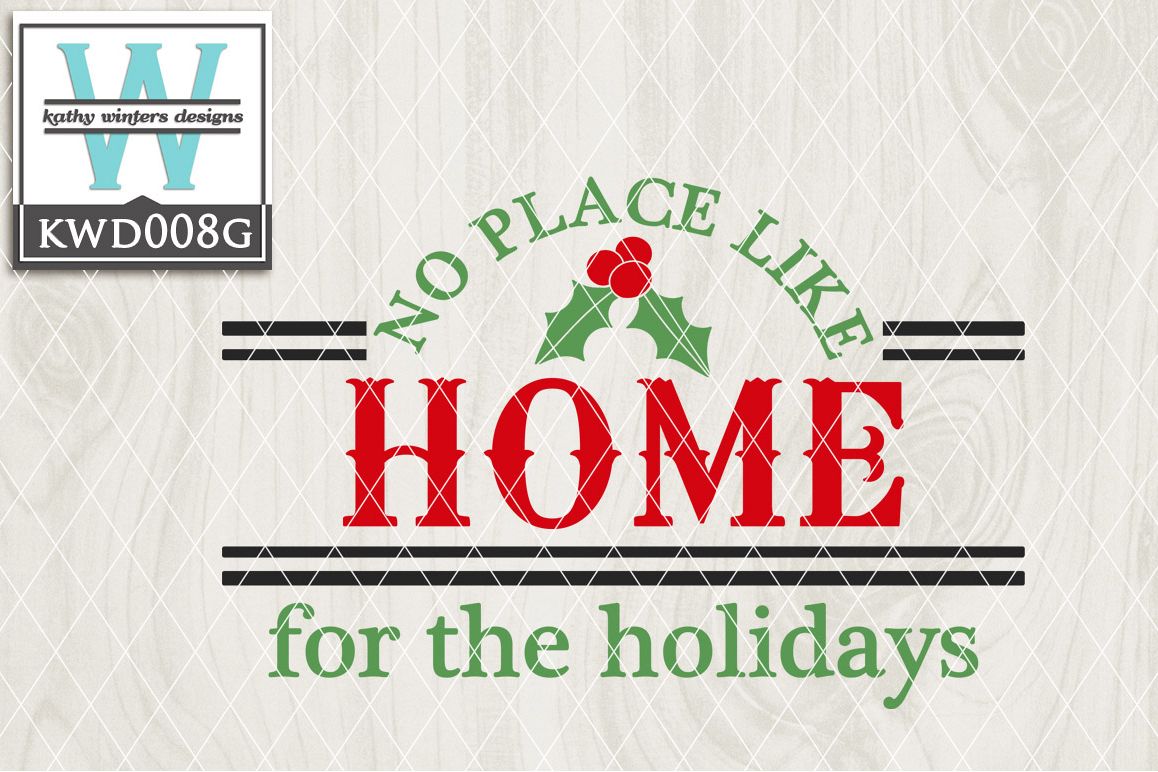 Christmas Cutting Files KWD008G example image 1