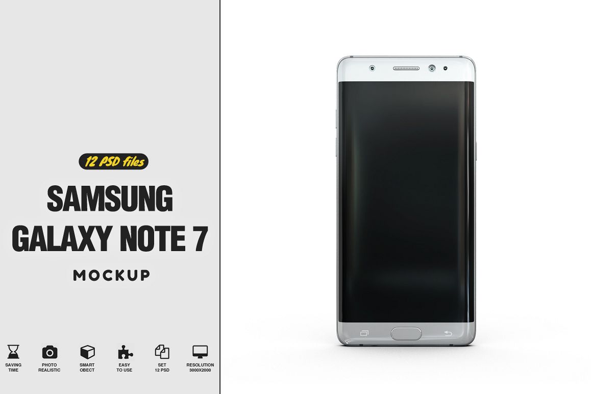 Samsung Galaxy Note 7 Mockup example image 1