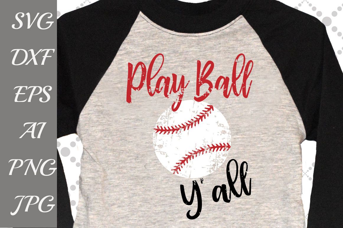 Play Ball Y'all Svg example image 1