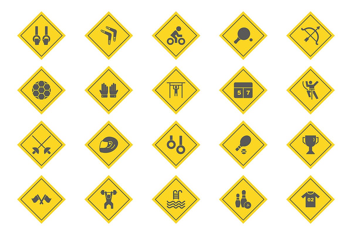 Set Of Sports And Game Icons example image 1
