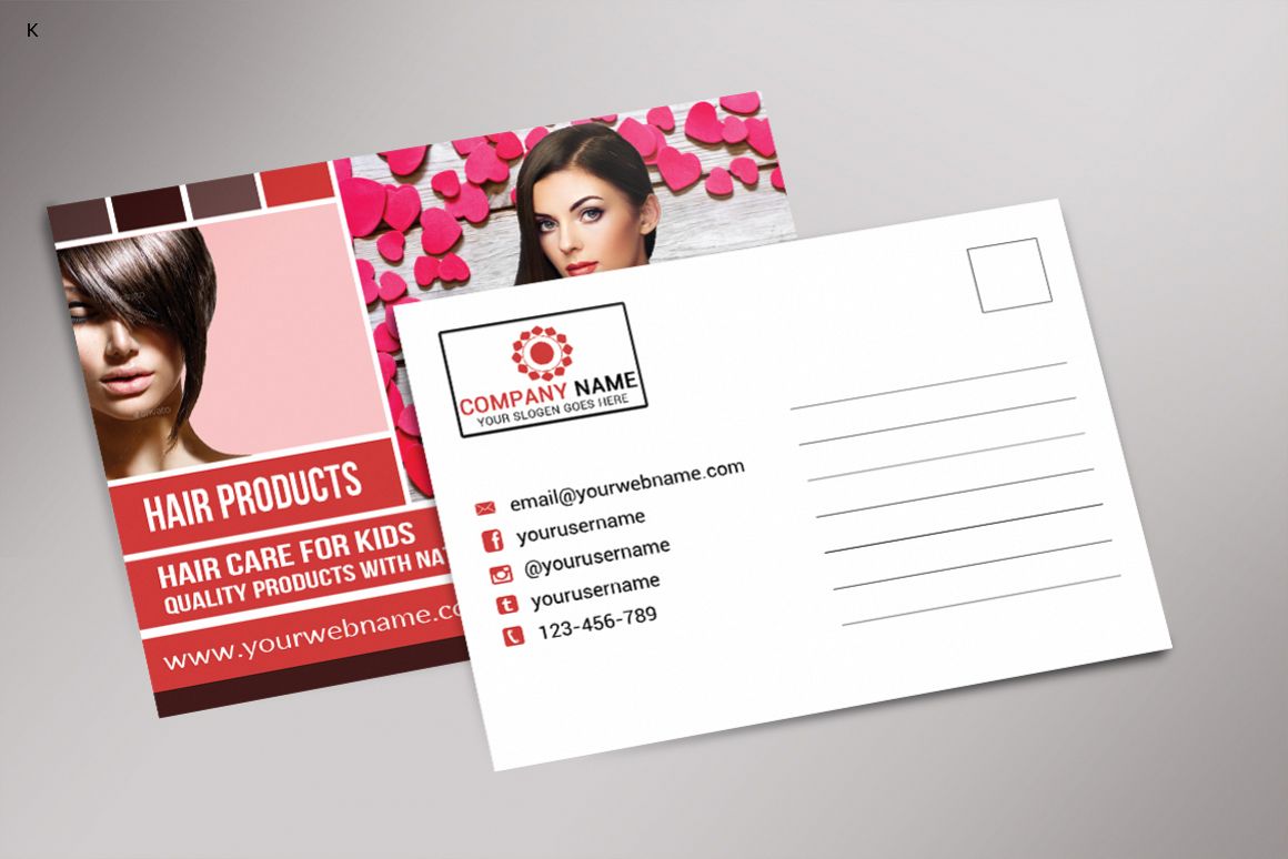 Hair Products Post Card example image 1