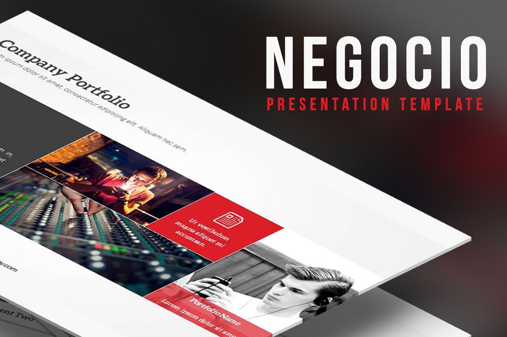Negocio Powerpoint Template example image 1