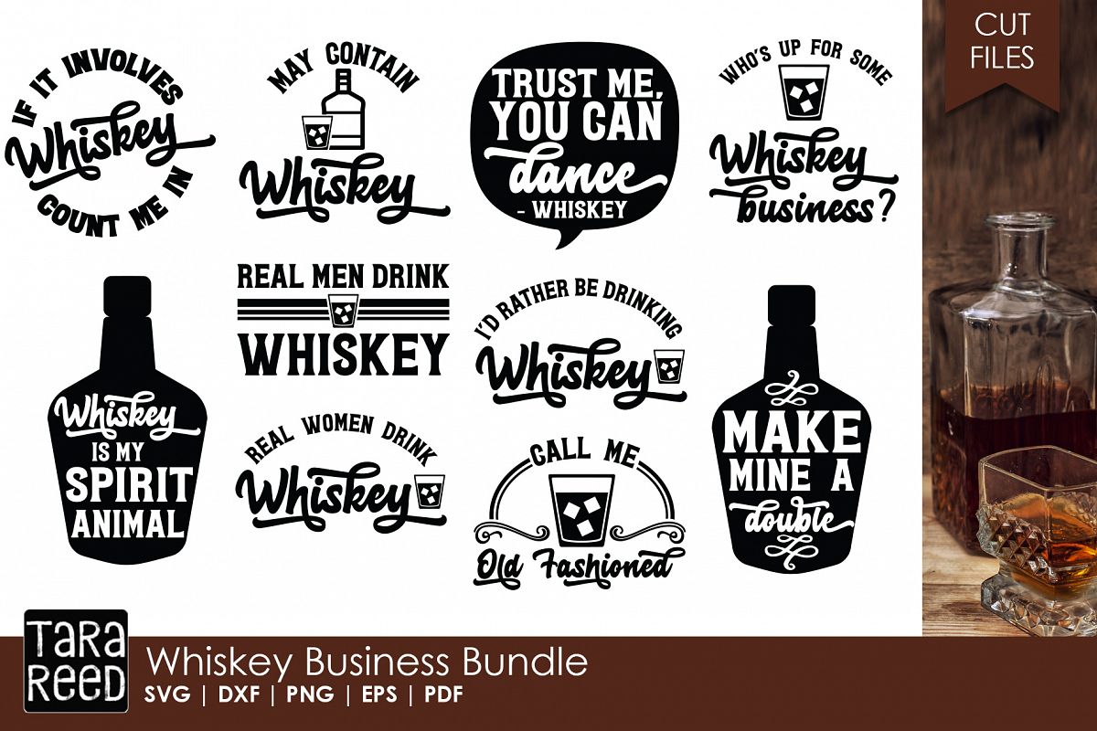 Whiskey Business - Whiskey SVG and Cut Files for Crafters (132404