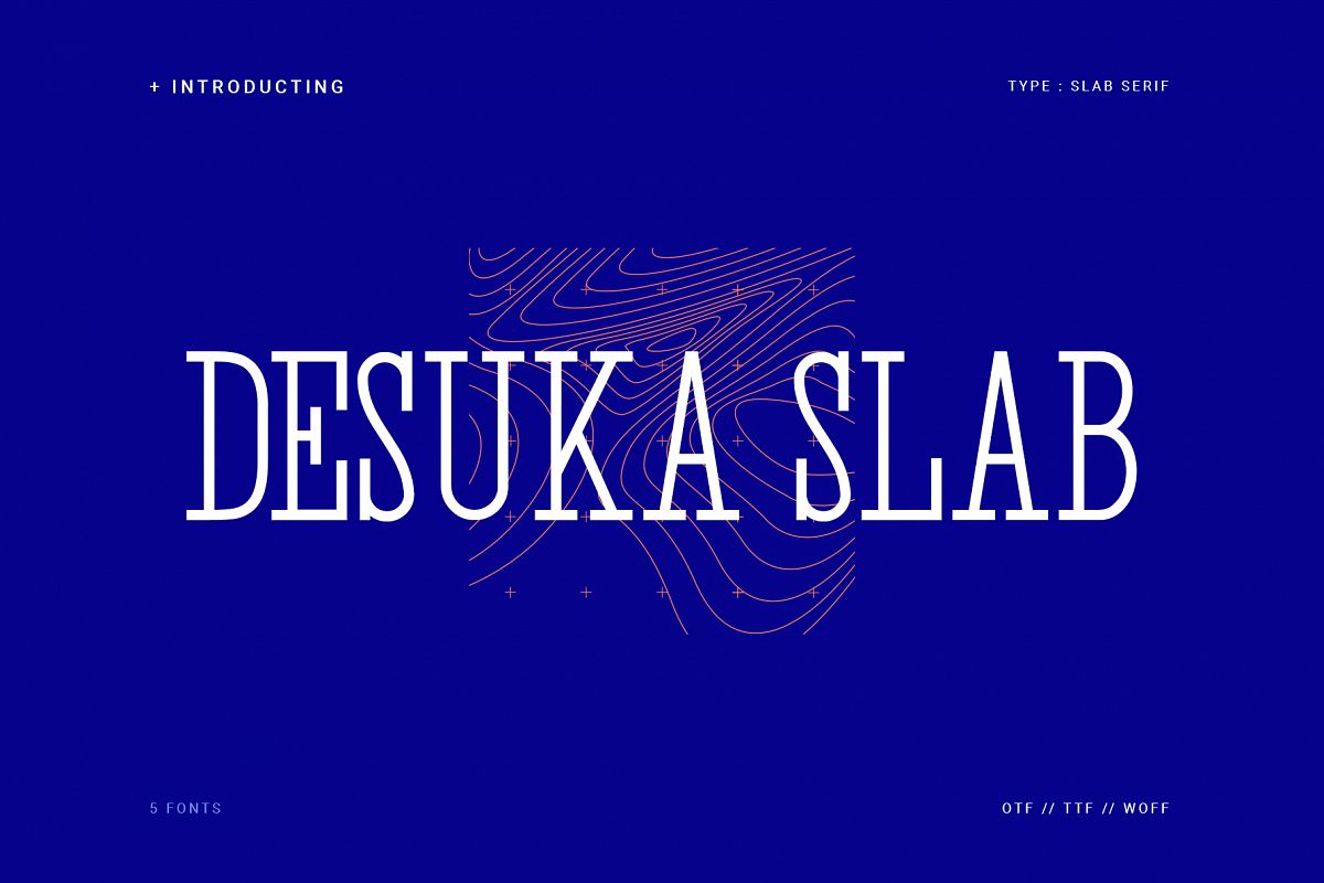 Desuka Slab Font example image 1