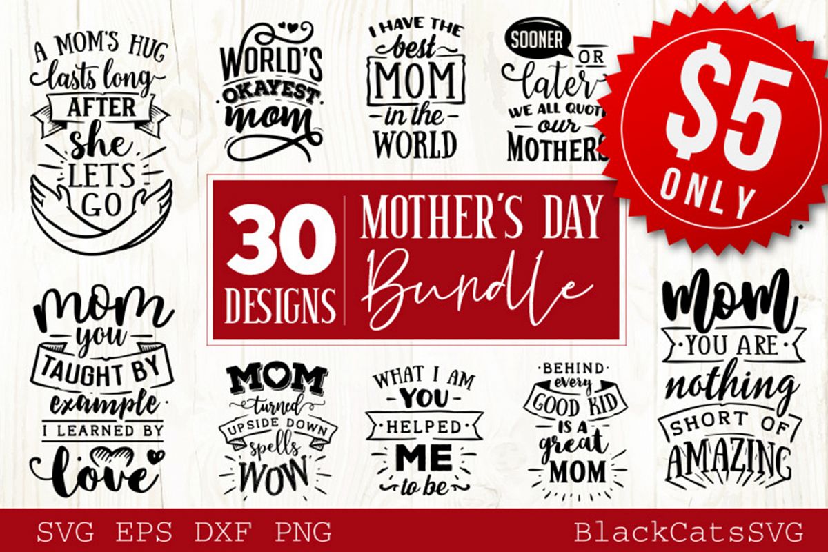 Mother's Day SVG bundle 30 designs Mother's Day SVG