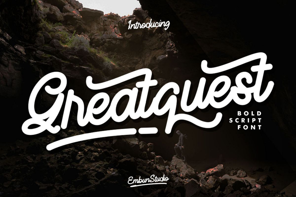 Greatquest Bold Script example image 1