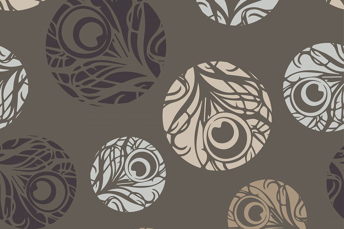 Polka dot seamless pattern. Vector illustration. example image 1