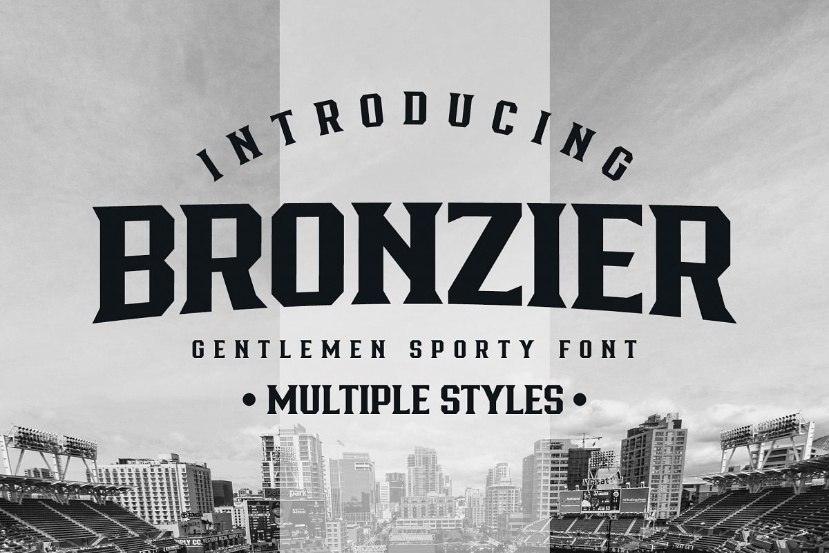 Bronzier Font Family example image 1