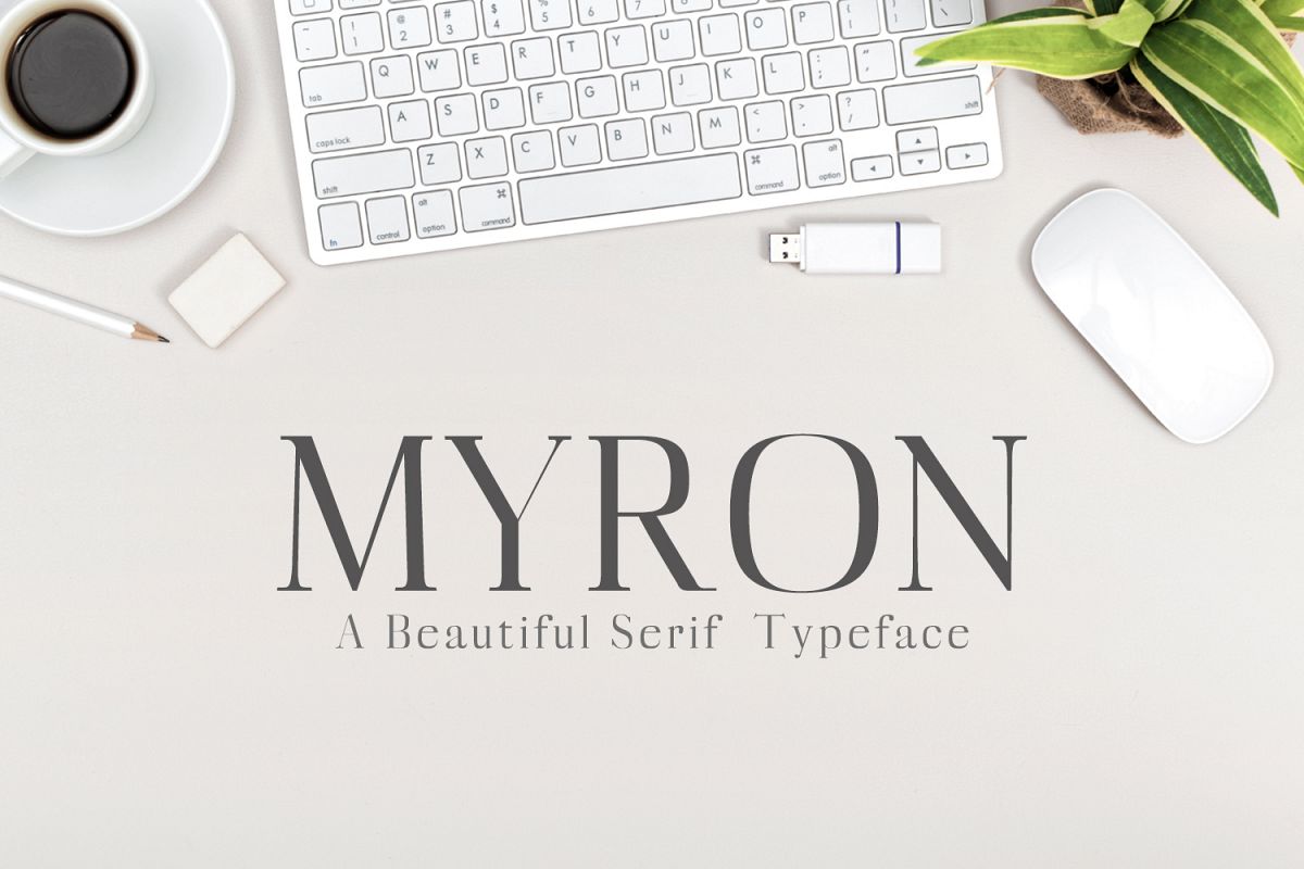 Myron Serif Typeface example image 1