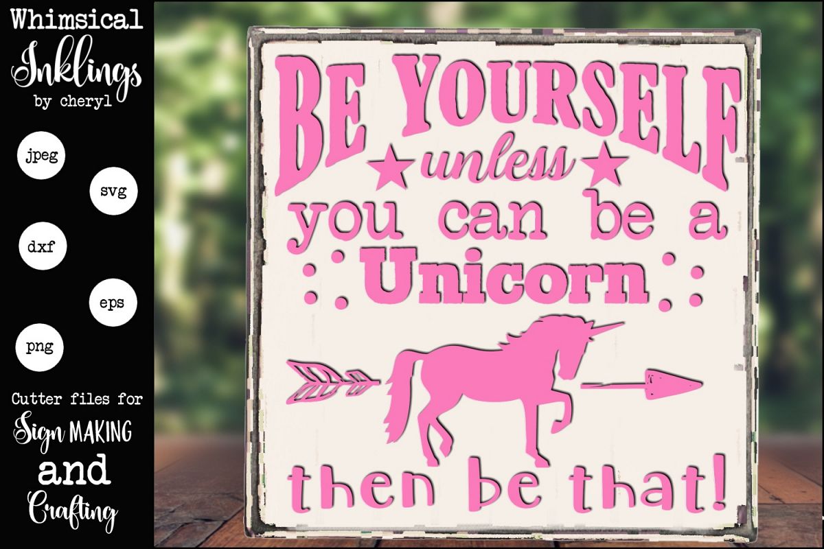 Always Be A Unicorn SVG example image 1