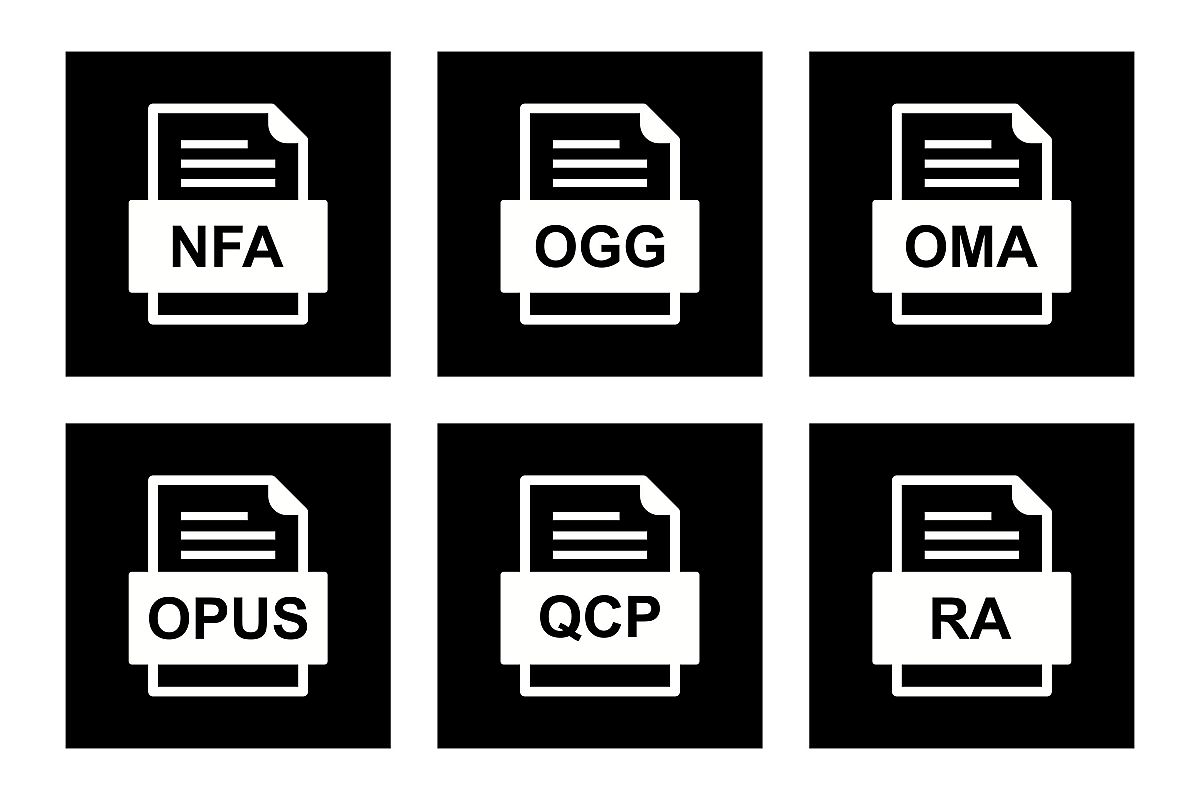 Set Of File Formats Icons example image 1