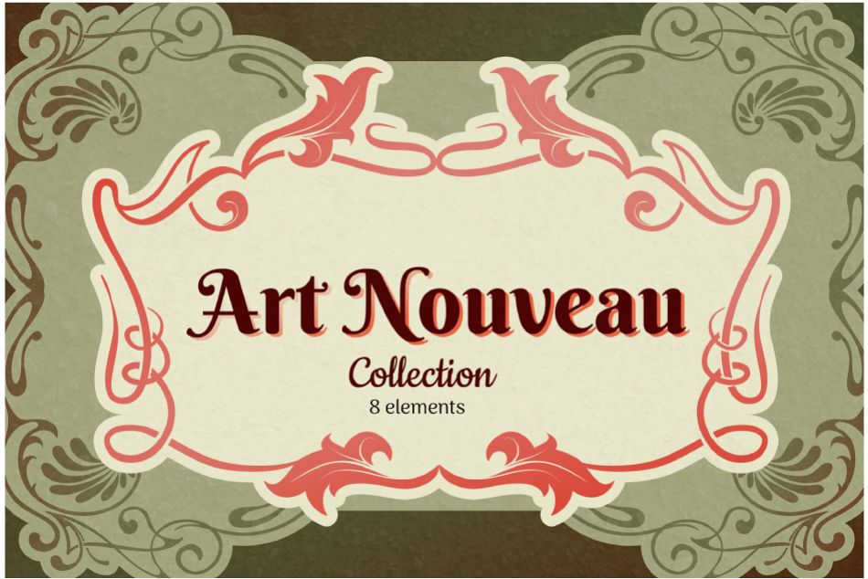 Art nouveau frame