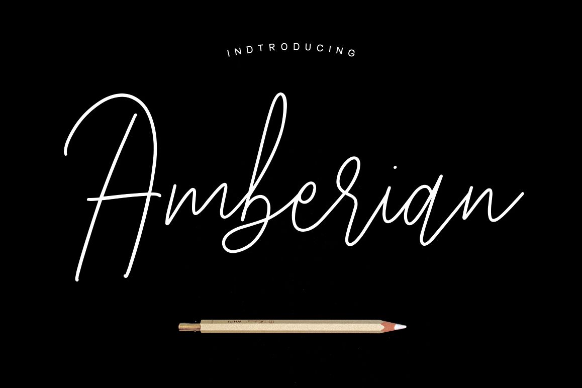 Amberian Font example image 1