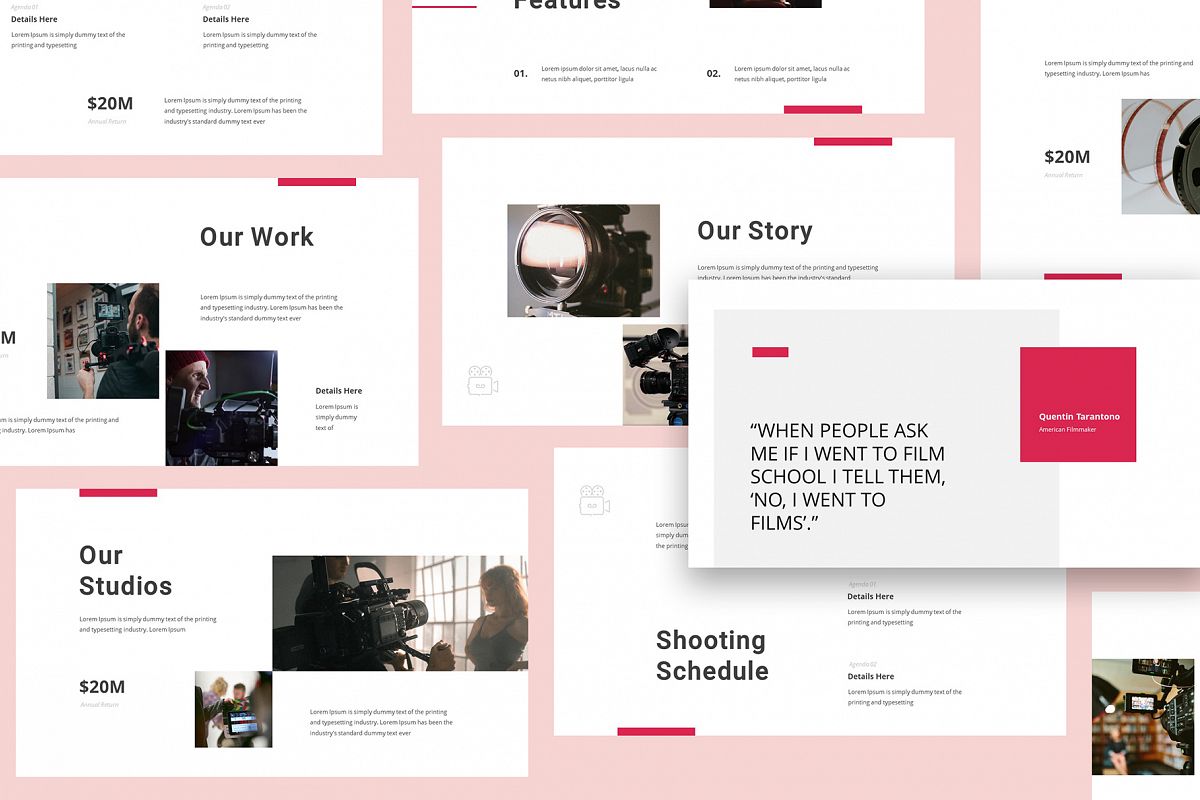 Production House Google Slides example image 1