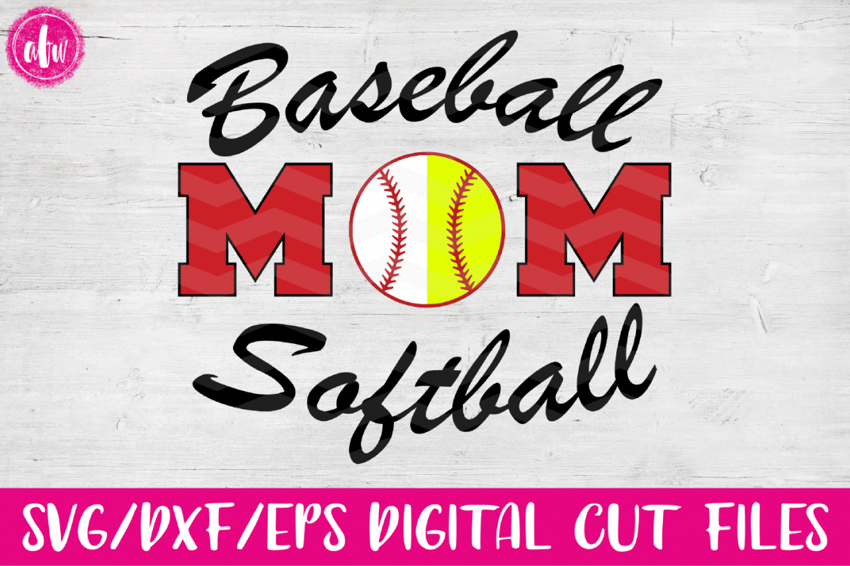Download Baseball Softball Mom - SVG, DXF, EPS Cut Files (15323) | SVGs | Design Bundles