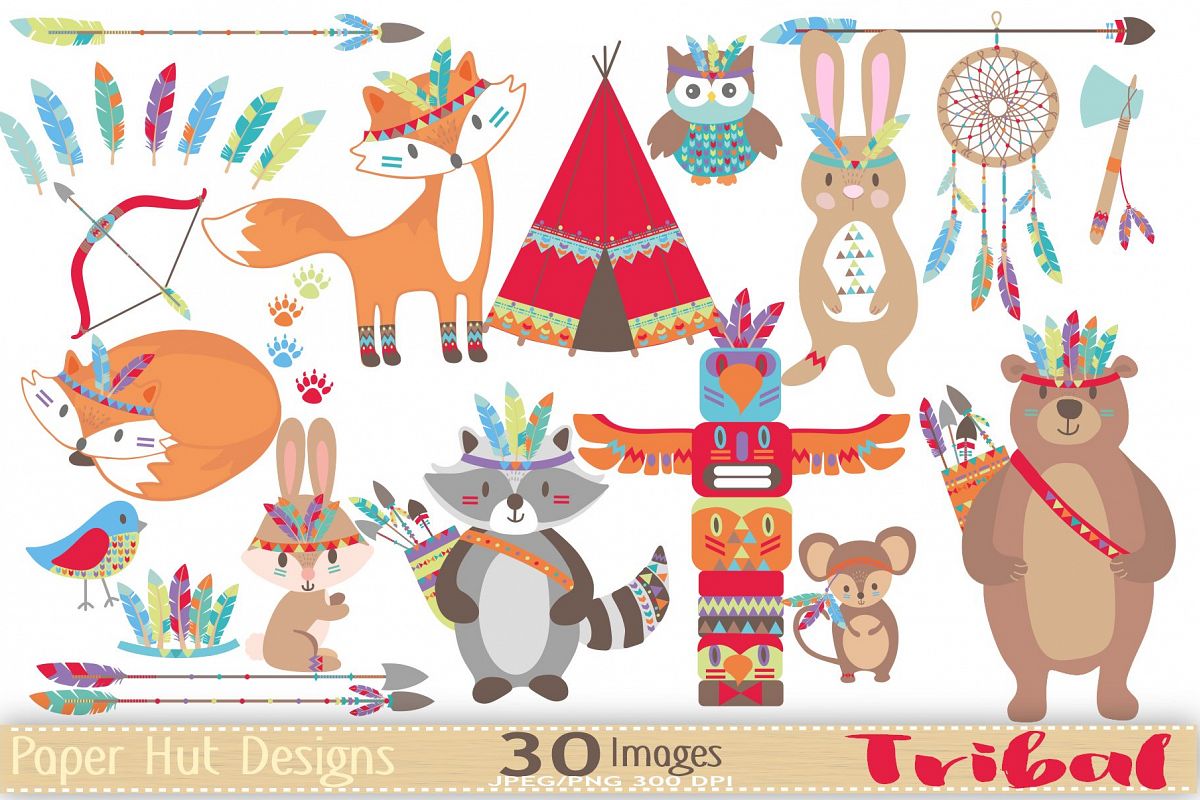 Download Tribal Woodland Animals Svg