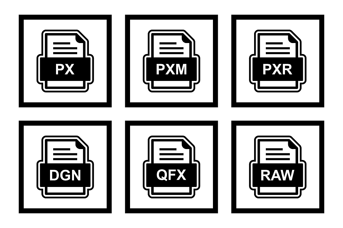 Set Of File Formats Icons example image 1