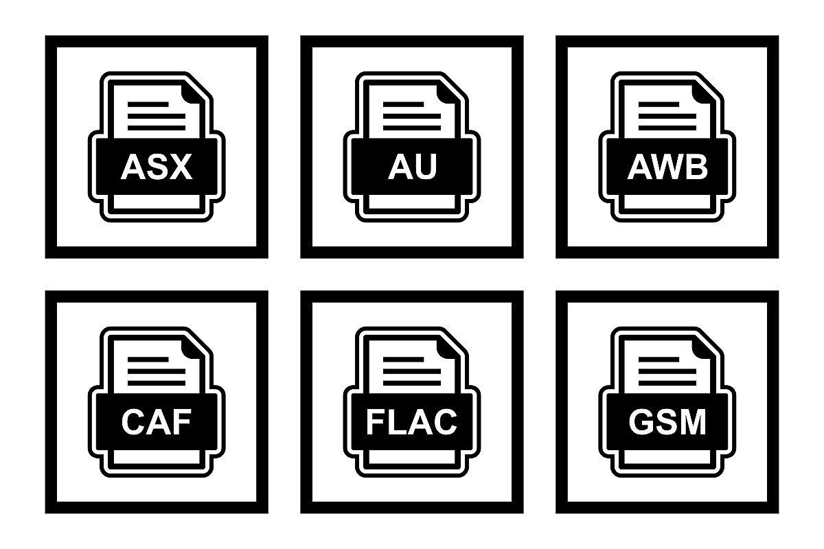 Set Of File Formats Icons example image 1
