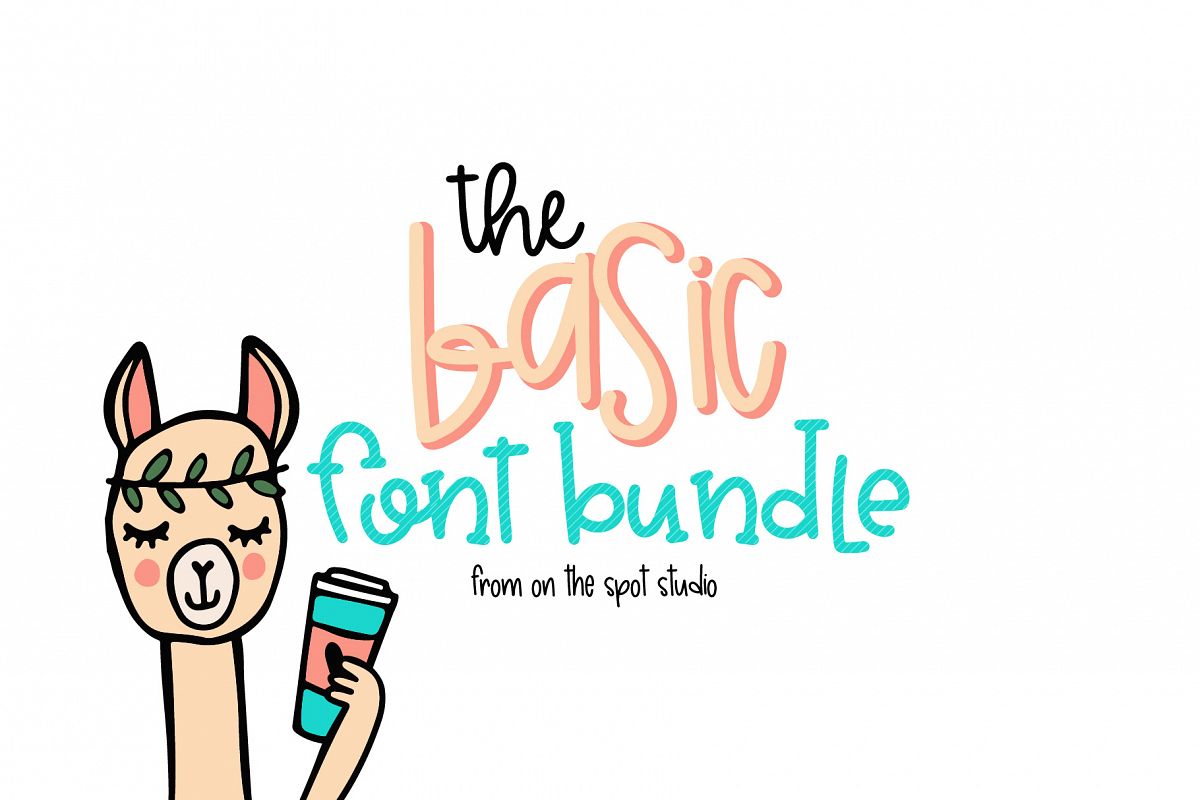The Basic Font Bundle example image 1