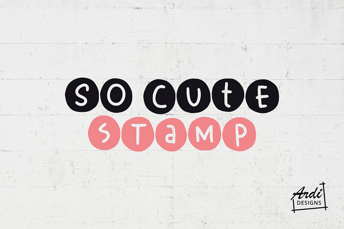 So Cute Font example image 1