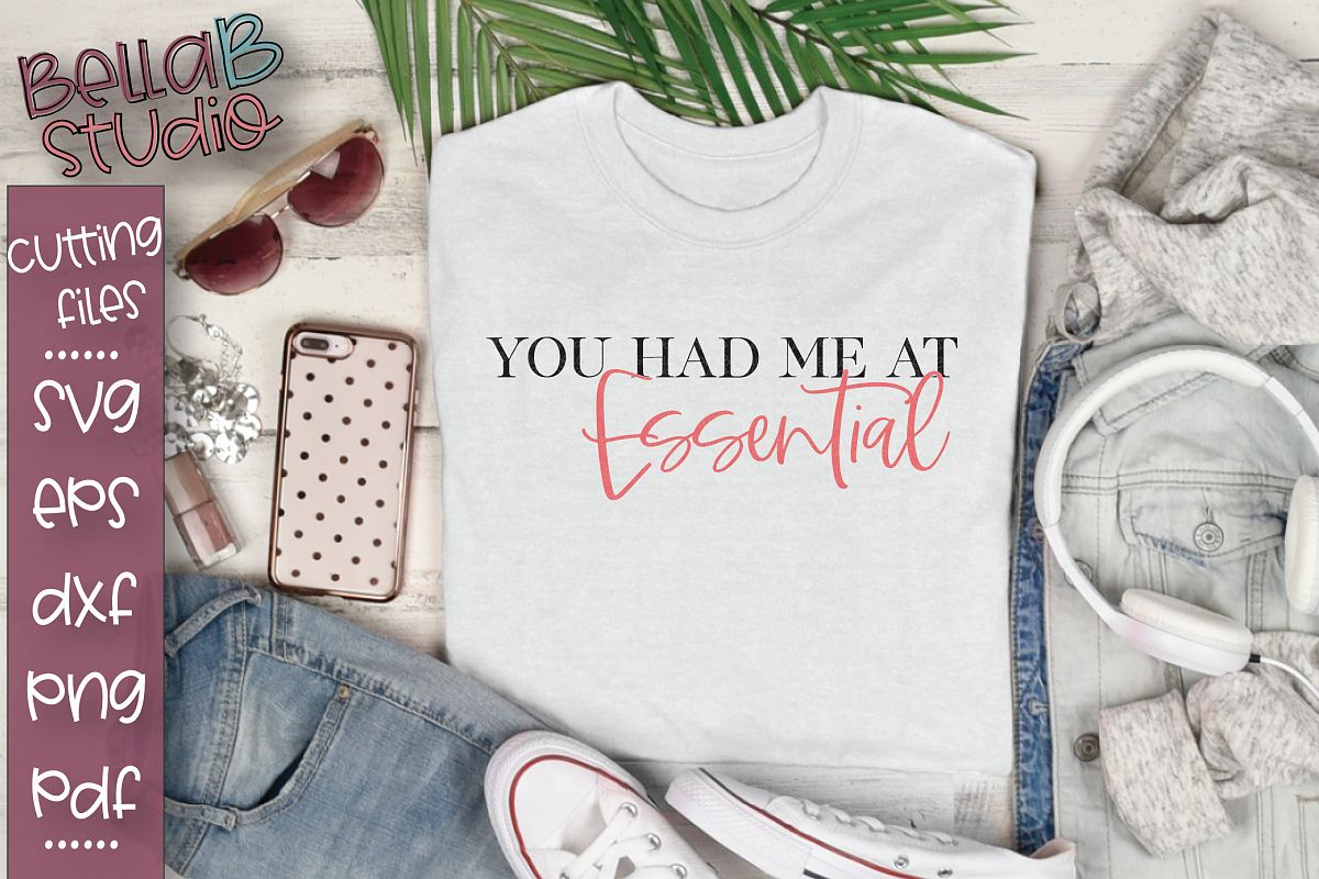 Essential Oils SVG, You Had Me At Essential SVG example image 1